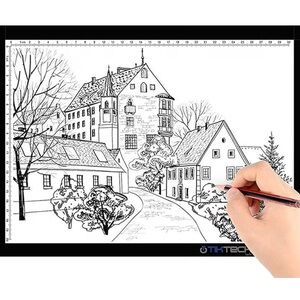 A4 Ultra-Thin Portable LED Tracing Light Box Dimmable Brightness Tracing Pad